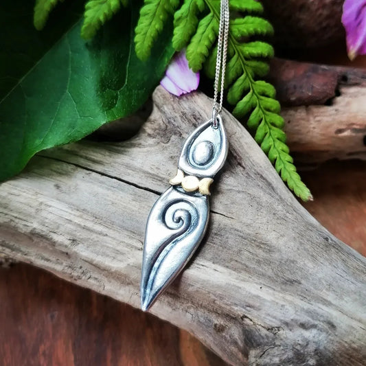 Triple goddess pendant