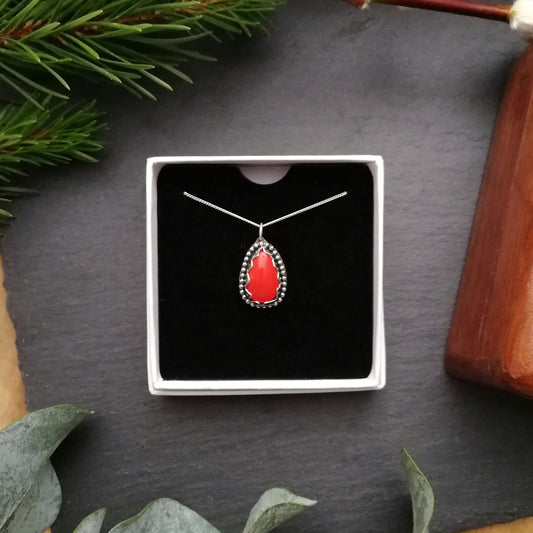 Rosarita teardrop pendant - one available